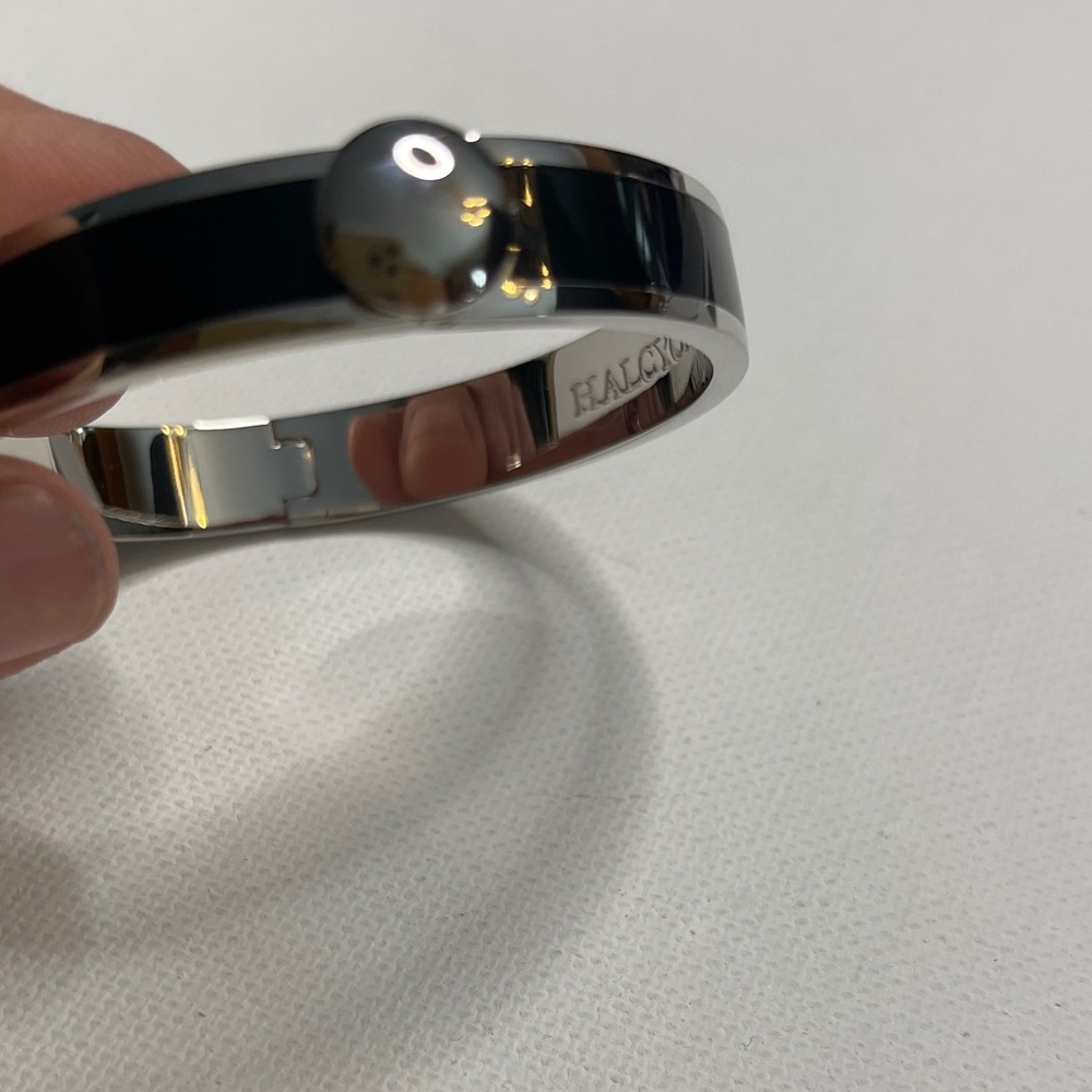 Halcyon Days Black and Silver Bracelet